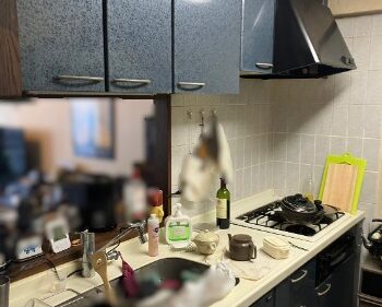 東京都西東京市　キッチンリフォーム施工前　全体